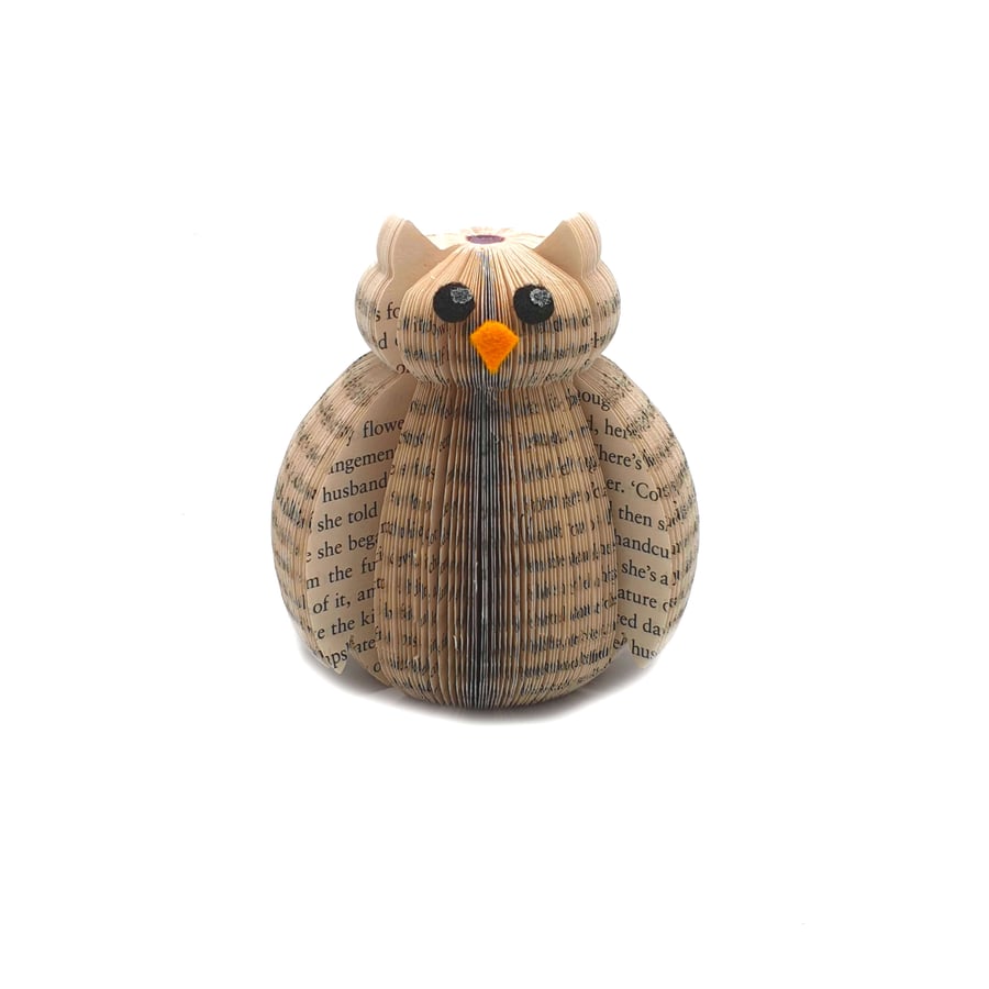 Miniature Owl Gift - Book Art