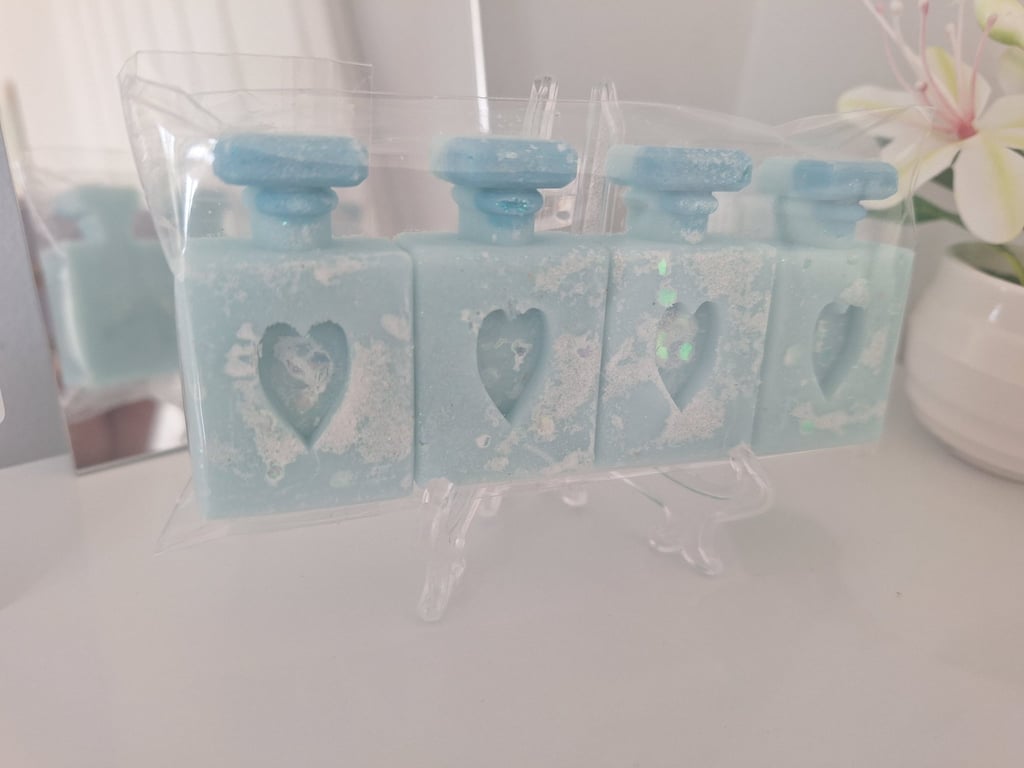 Perfume bottle wax melts