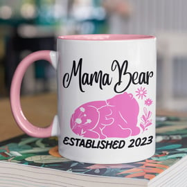 Mama Bear Established Mug Personalised Thoughtful Mum Gift Mother's Day 