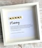Mum Mummy Scrabble Minifigures Frame Personalised  - Image 3