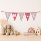 Personalised Liberty Floral Name Bunting