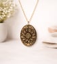 Floral Wooden Jewellery Set – Matching Necklace & Earrings Gift - Image 3