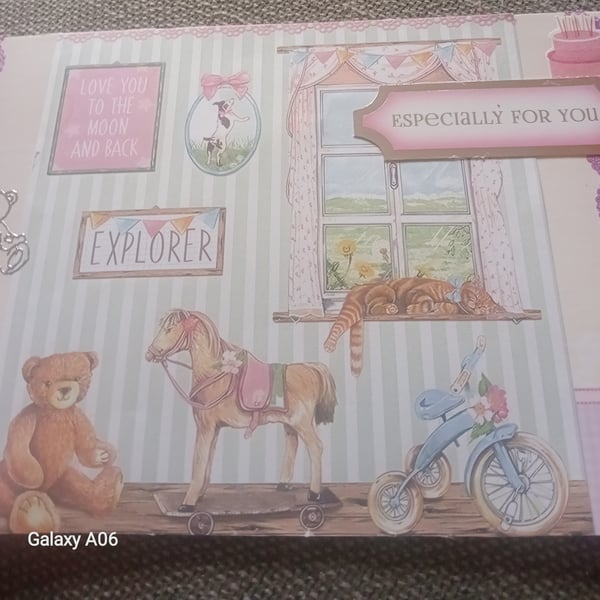 Baby Nursery Especially For You Handmade Card
