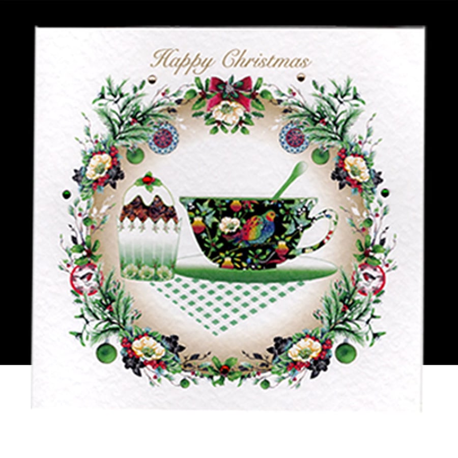 A Luxury Christmas Treat Garland -Handmade Card