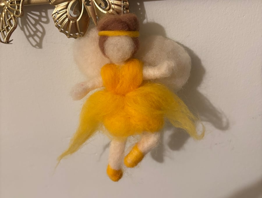Hanging Felted Angel