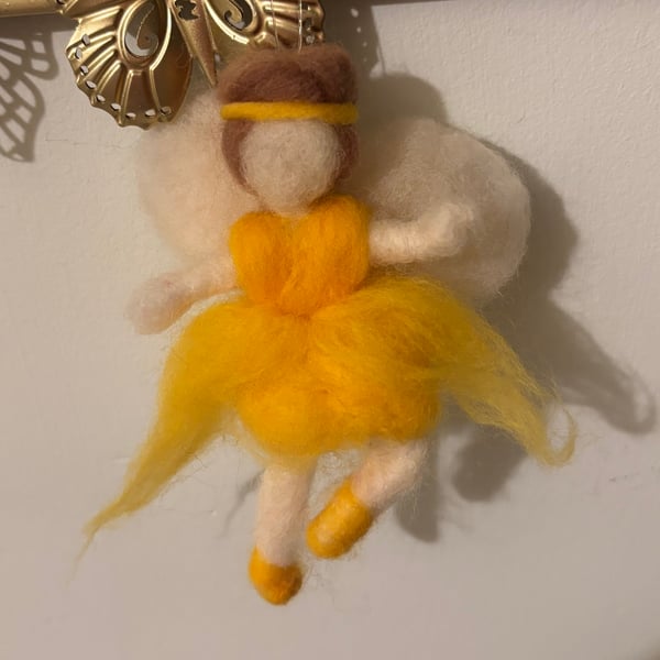 Hanging Felted Angel