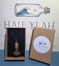 Coastal Keepsake Necklace - Saltburn Sand Miniature Bottle Pendant - CK-SB01