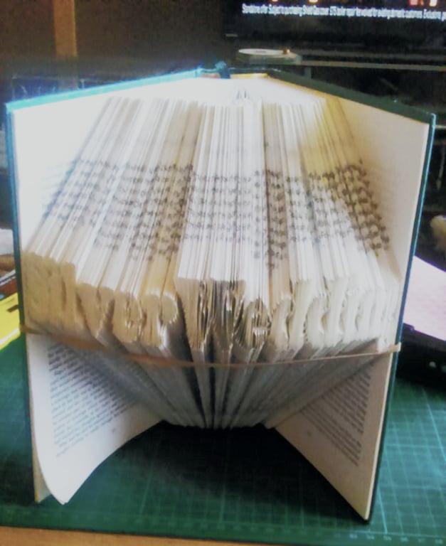 Silver Wedding MMF Book Folding Pattern - EMAILED PDF PATTERN