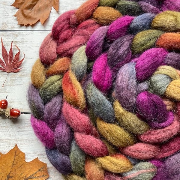 Folklore Blend Spinning Fibre 100g Brambleberries