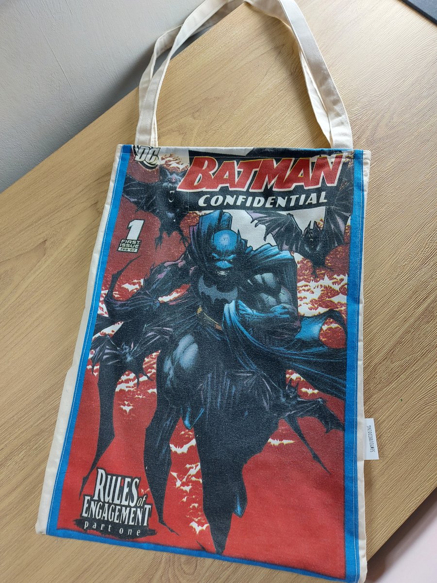 Batman tote bag with key clip 