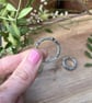 Handmade Silver Twig Ring