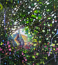 Dissolving Dream abstract dark forest dreamscape landscape painting - Image 4