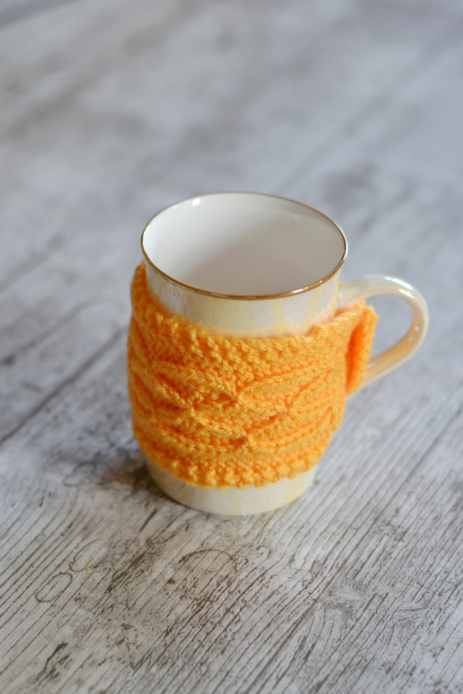 Hand Knitted Mug Hug Cup Cozy