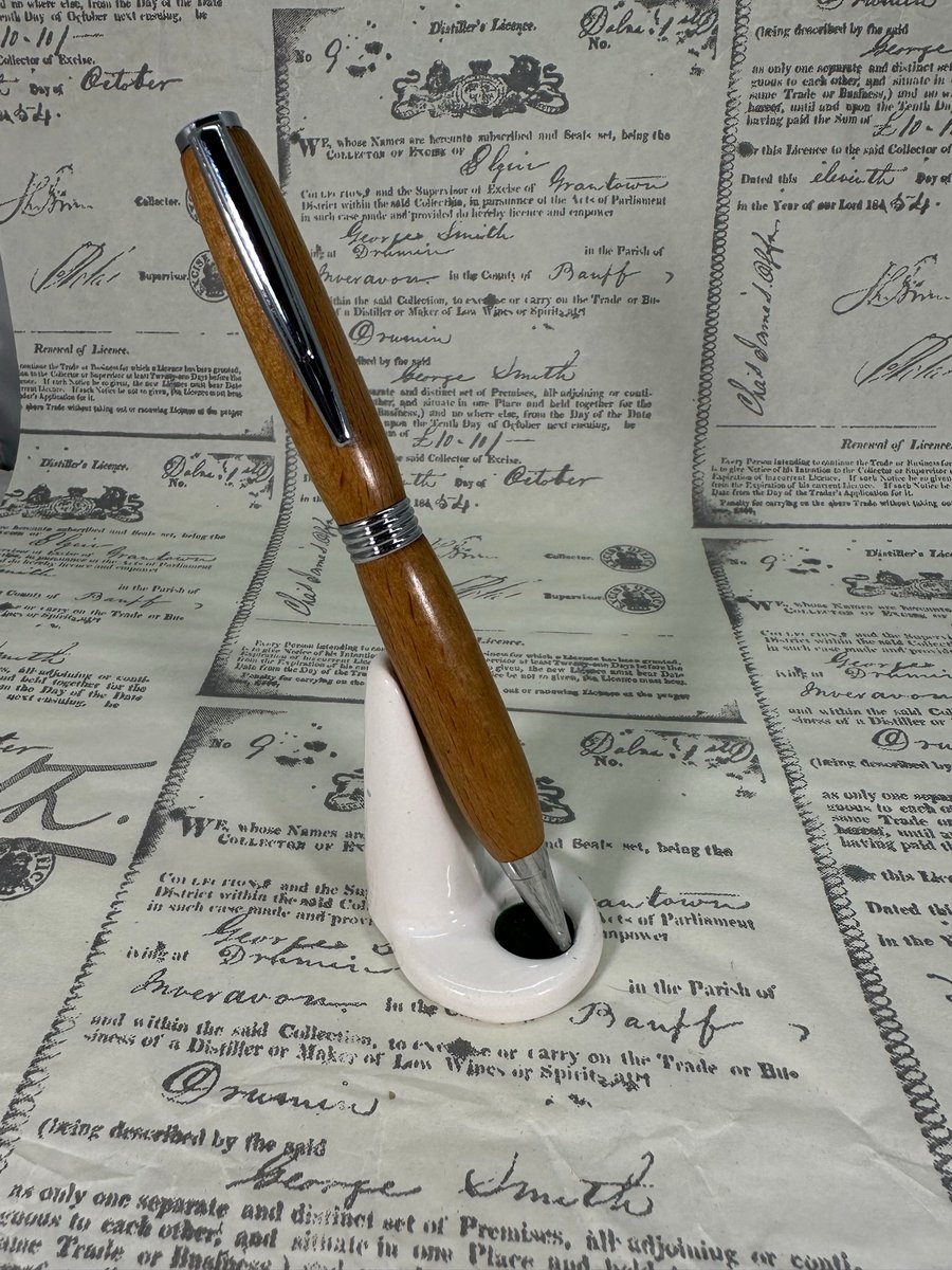 Boxwood & Chrome Ballpoint pen