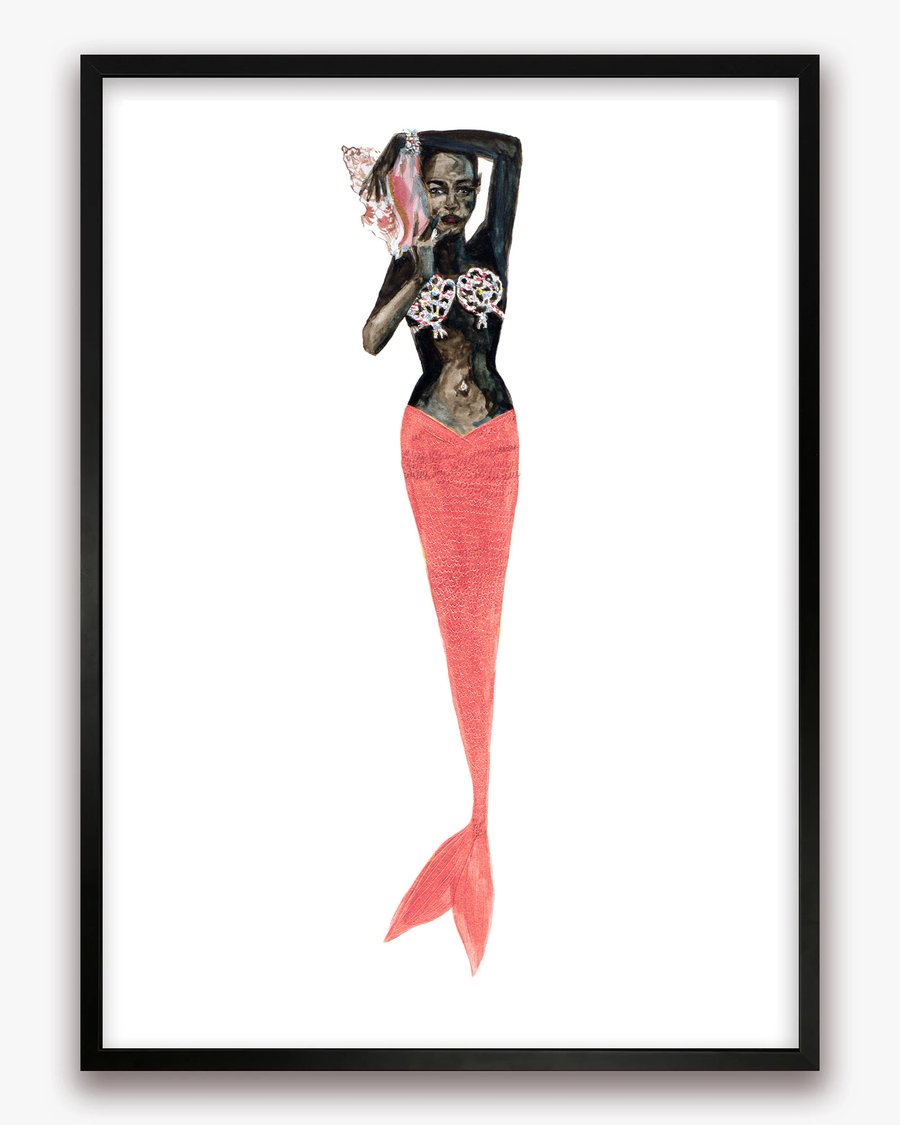 Norma Mermaid Print