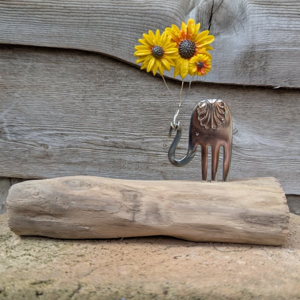 Elefork With Sunflowers