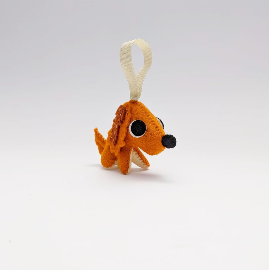 Cocker Spaniel dog hanging ornament