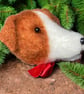 Needle felted dog bauble - Jack Russell terrier - Image 3