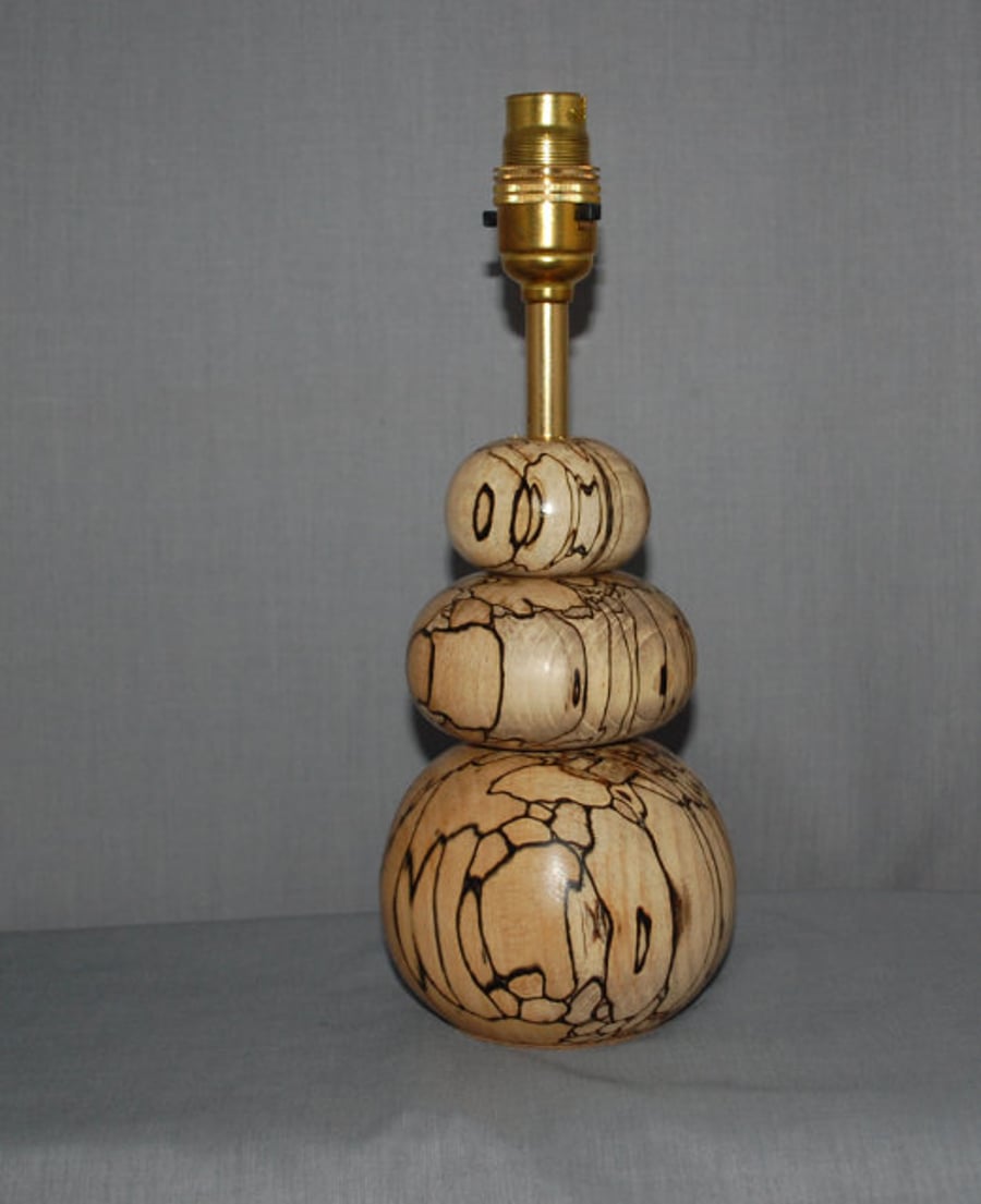 Spalted Bobble Lamp