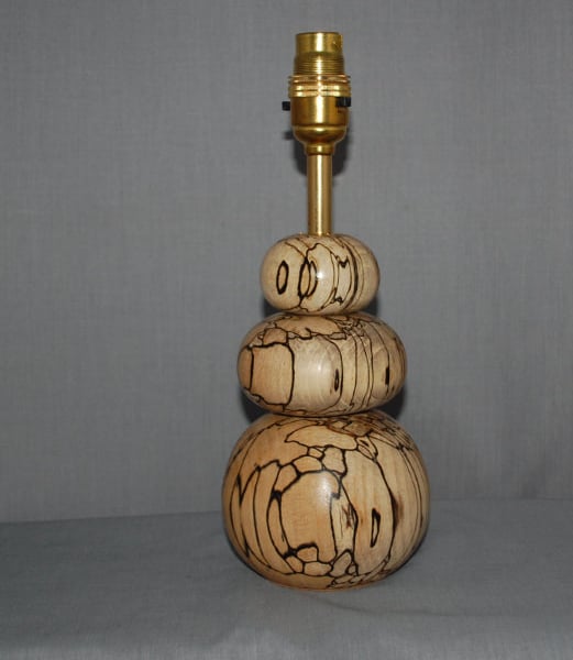 Spalted Bobble Lamp
