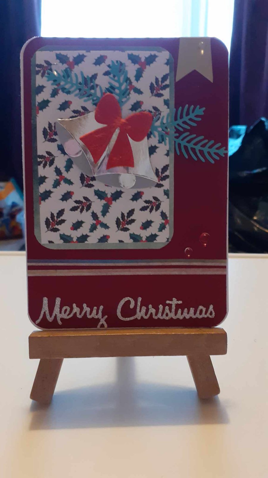 Silver Bells Christmas Card