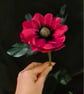 Beautiful Dark Red Poppy - Artificial Flower. - Image 3