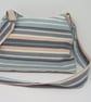 Soft fabric shoulder bag in seaside stripes - Image 2