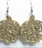 pumpkin lace earrings 
