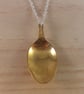 Upcycled Gilt Plated Teaspoon Necklace (SPN102519