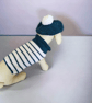 Handknit french beret hat and matching dog jumper
