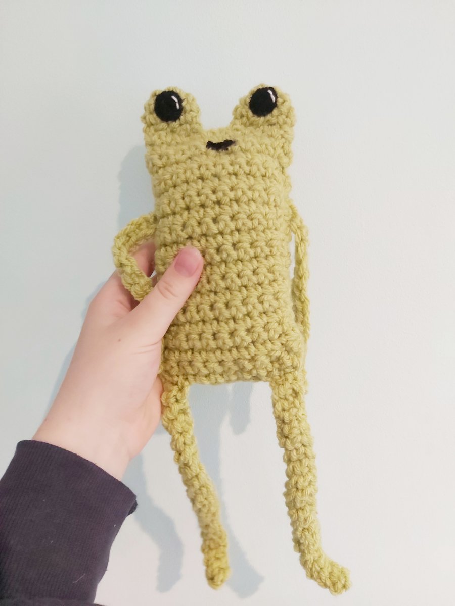 Frog Crochet Plushie Toy