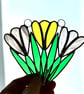 Stained Glass Crocus Suncatcher  - Handmade Decoration - Image 2