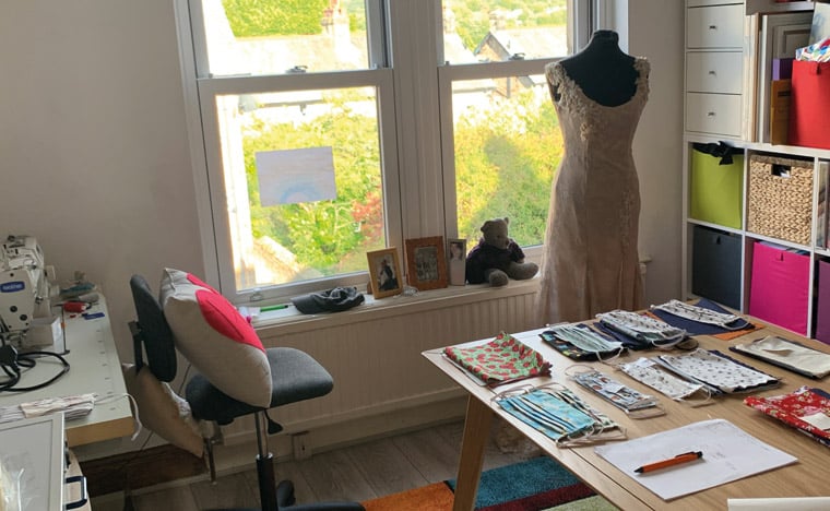 Luxury Face Coverings by Jennifer at Sketch My Dress