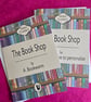 The Book Shop- Vintage Penguin Style Book - A5 Card - Can be personalised - Image 7