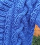 Hand knitted baby boys cable cardigan - Image 6