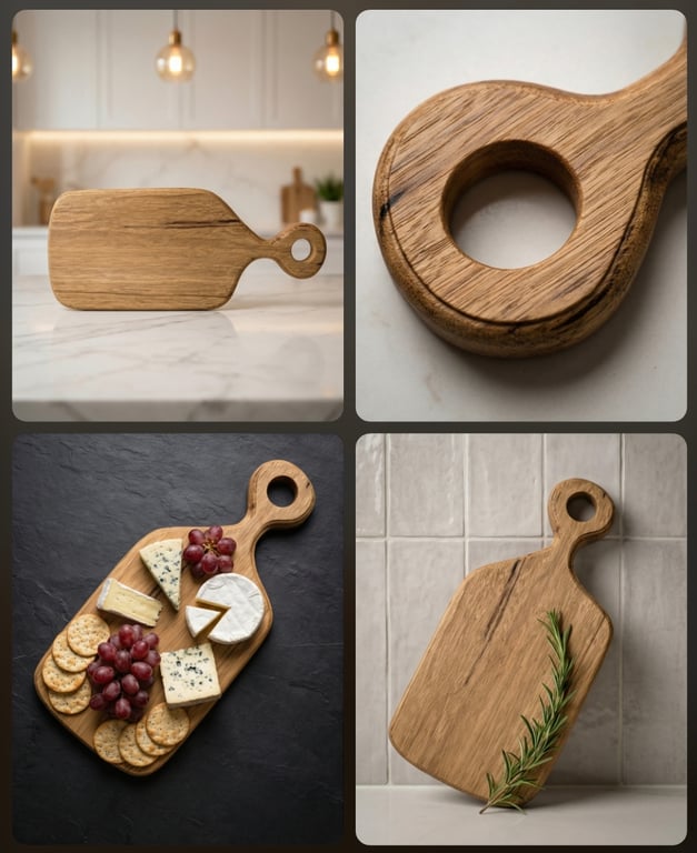 Solid oak chopping board 