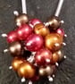 Pearl raspberry necklace - Image 2
