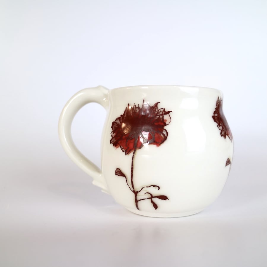 Shadow Rose Ceramic Mug