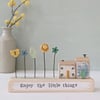 Little Wooden Houses with Clay & Button Garden 'Enjoy the little things'