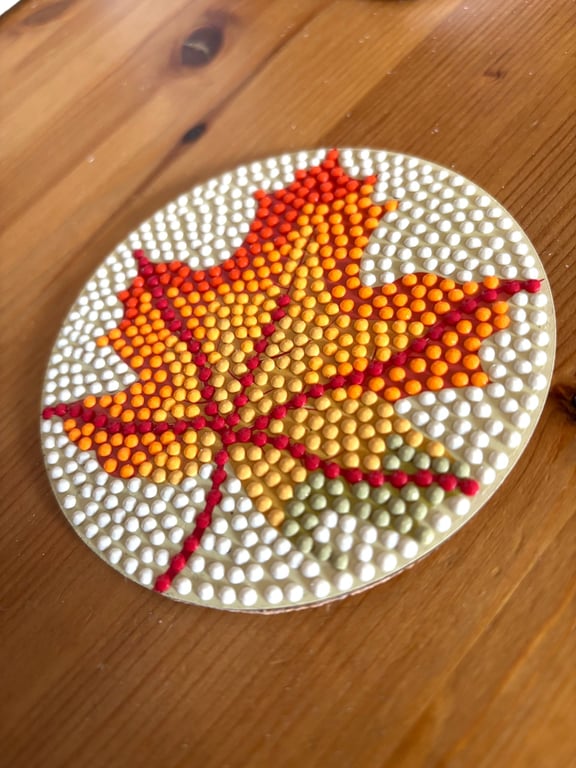 Leaf Diamond Art 