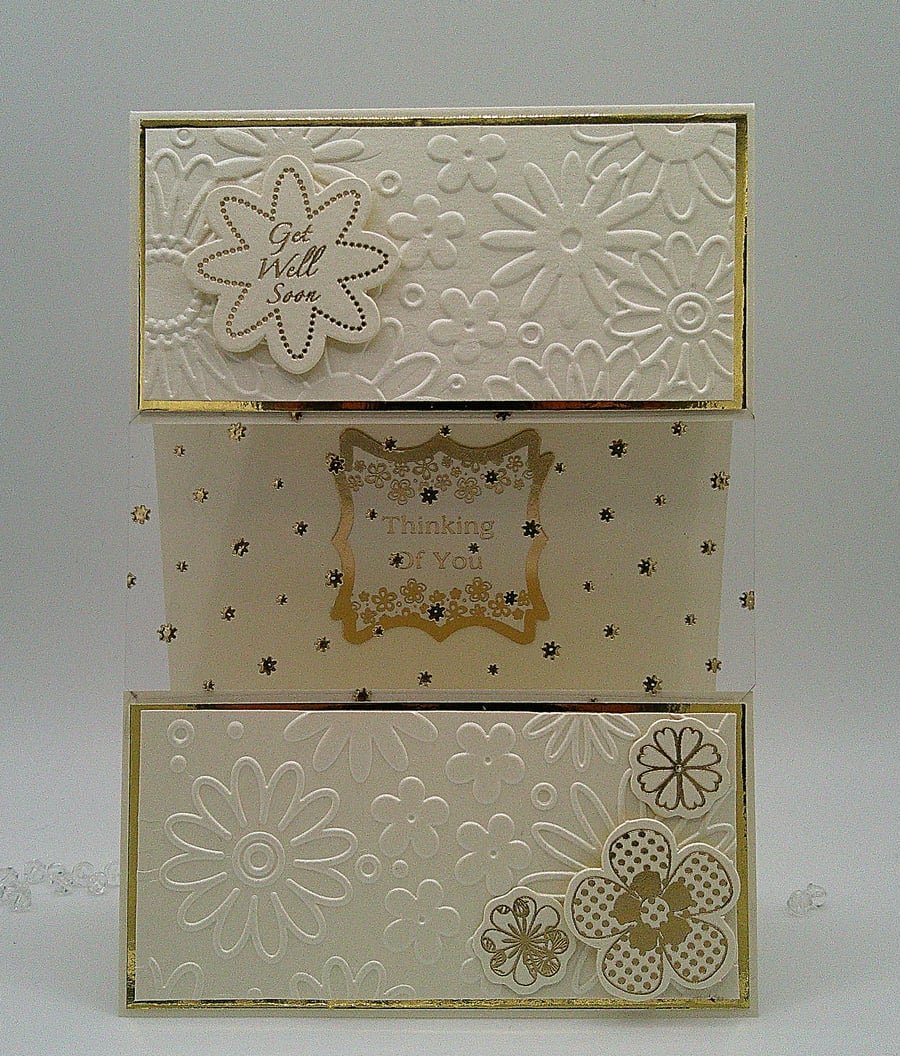 Get Well Soon -  Luxury Acetate Window card