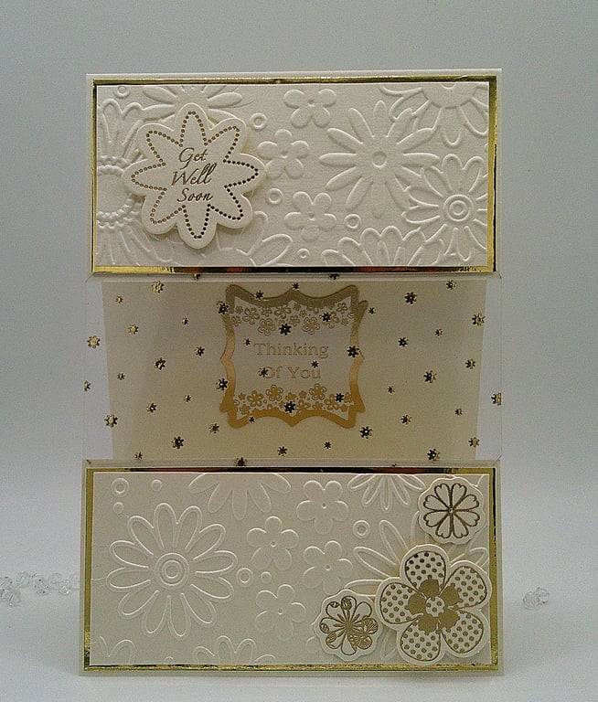 Get Well Soon -  Luxury Acetate Window card