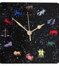 Wall Clock - Signs of the Zodiac
