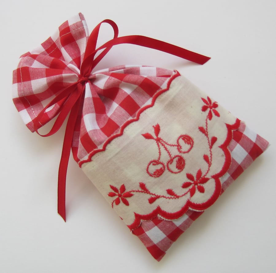 Red Cherry Lavender Sachet