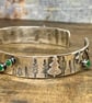 Handmade Silver Forest Cuff - Image 4