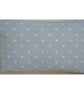 Tempur Travel Pillow Cover SMALL Polka Dots Blue Spots 16x10  - Image 1