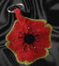 Handmade Felt Poppy Keyring