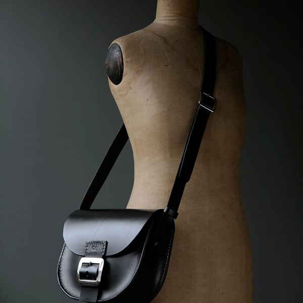 toldbol satchel - finest british bridle leather fine quality leather saddle bag 