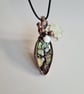 Natural Green Labradorite & Copper Tree of Life Pendant Gift Crystal Jewellery - Image 10