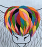 Embroidery Kit - Highland Cow Hand Embroidery Kit - Image 4